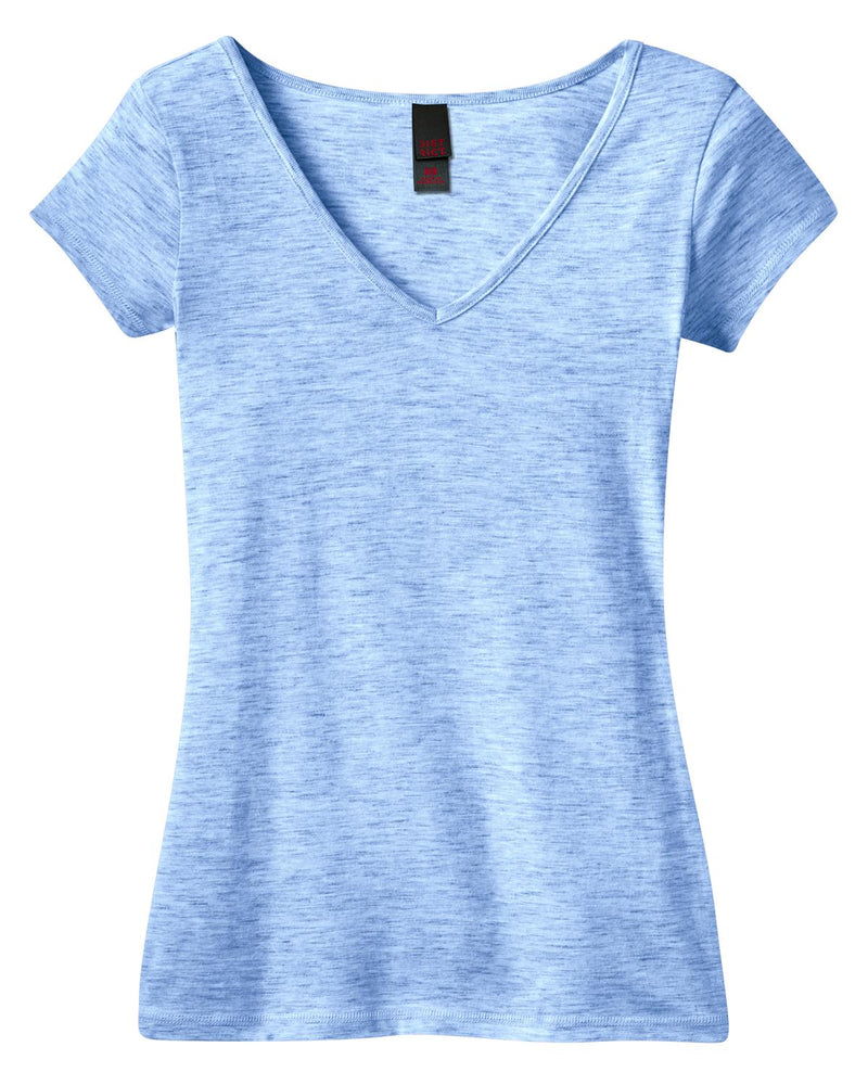 District Juniors Extreme Heather V-Neck Tee DT2001