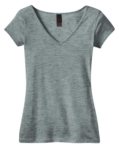 District Juniors Extreme Heather V-Neck Tee DT2001