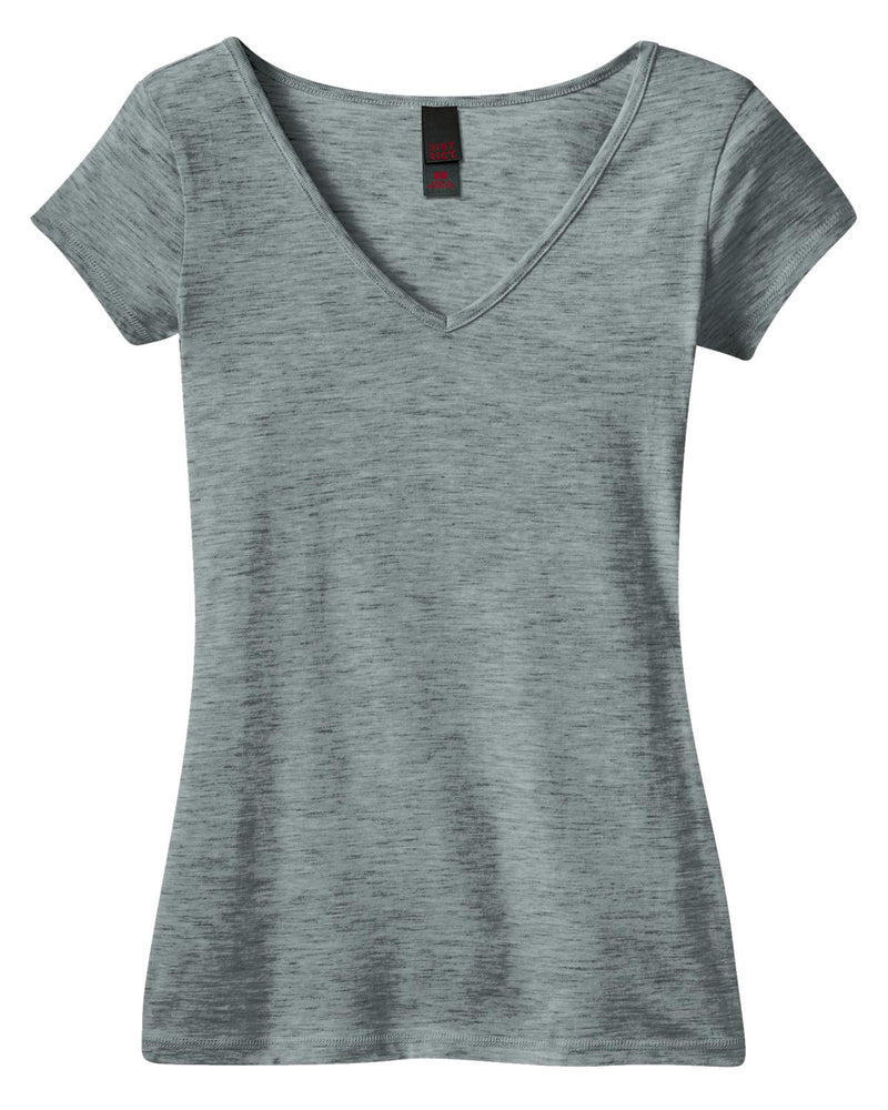 District Juniors Extreme Heather V-Neck Tee DT2001