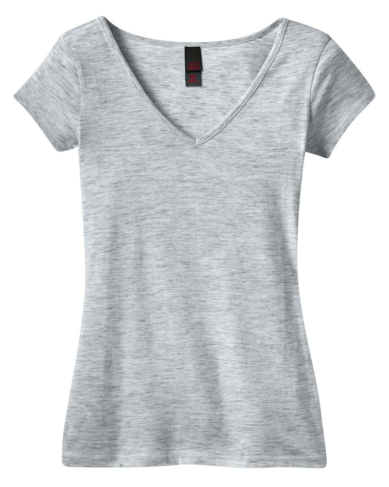 District Juniors Extreme Heather V-Neck Tee DT2001