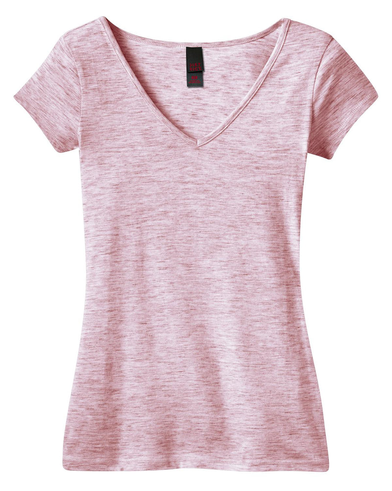 District Juniors Extreme Heather V-Neck Tee DT2001