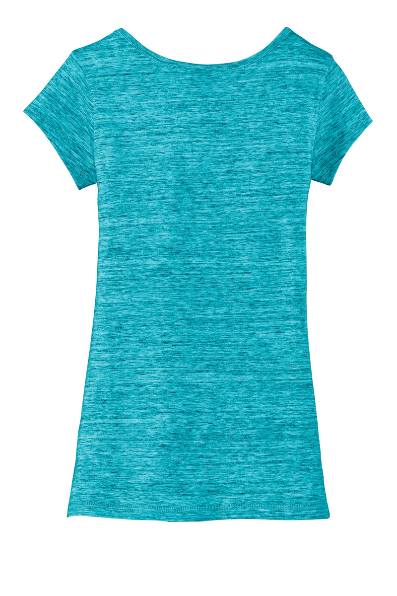 District Juniors Extreme Heather V-Neck Tee DT2001