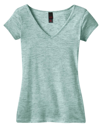 District Juniors Extreme Heather V-Neck Tee DT2001