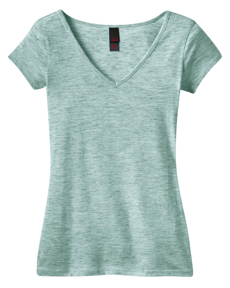 District Juniors Extreme Heather V-Neck Tee DT2001
