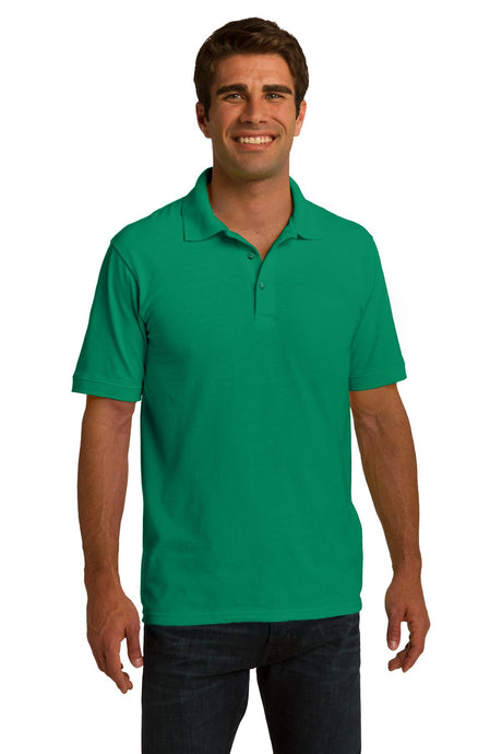 Port & Company Men's Ring Spun Pique Polo. KP150 Mens Apparel Shirts & Tops