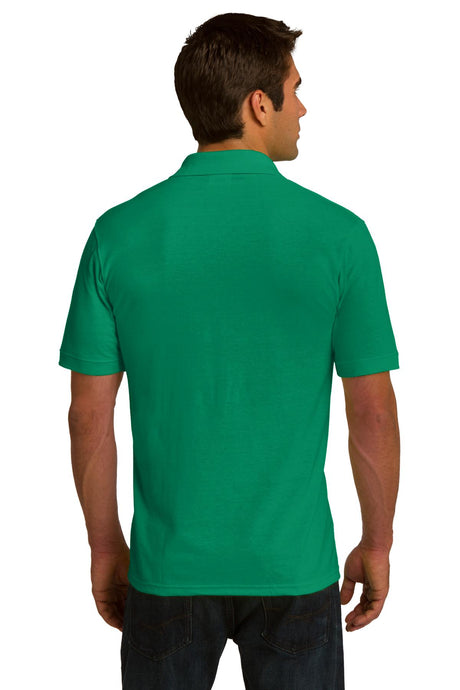 Port & Company Men's Ring Spun Pique Polo. KP150 Mens Apparel Shirts & Tops