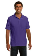 Port & Company Men's Ring Spun Pique Polo. KP150 Mens Apparel Shirts & Tops