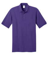 Port & Company Men's Ring Spun Pique Polo. KP150 Mens Apparel Shirts & Tops