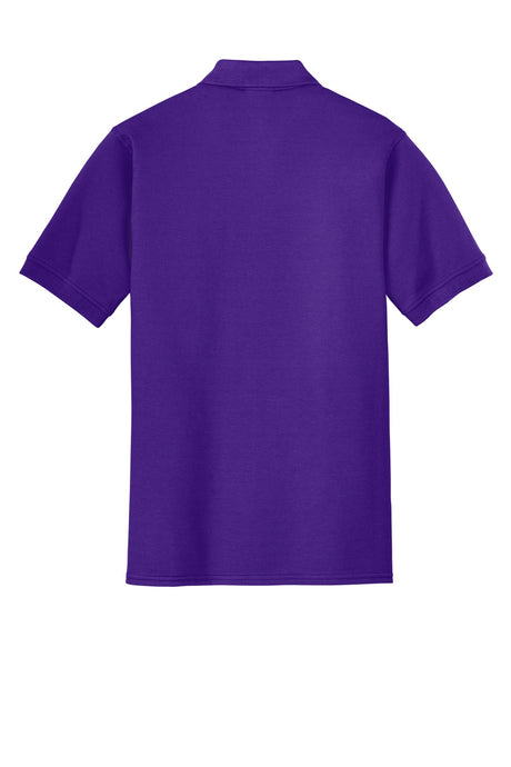 Port & Company Men's Ring Spun Pique Polo. KP150 Mens Apparel Shirts & Tops