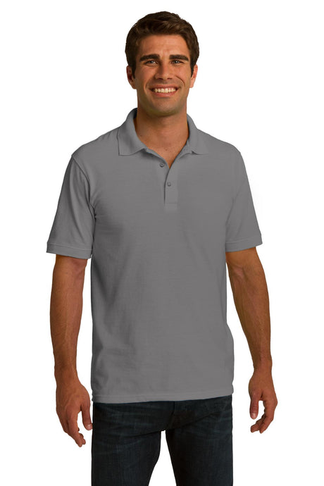 Port & Company Men's Ring Spun Pique Polo. KP150 Mens Apparel Shirts & Tops