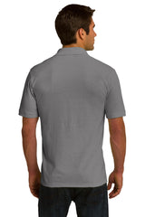 Port & Company Men's Ring Spun Pique Polo. KP150 Mens Apparel Shirts & Tops