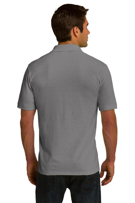 Port & Company Men's Ring Spun Pique Polo. KP150 Mens Apparel Shirts & Tops