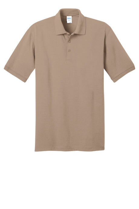Port & Company Men's Ring Spun Pique Polo. KP150 Mens Apparel Shirts & Tops