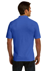 Port & Company Men's Ring Spun Pique Polo. KP150 Mens Apparel Shirts & Tops