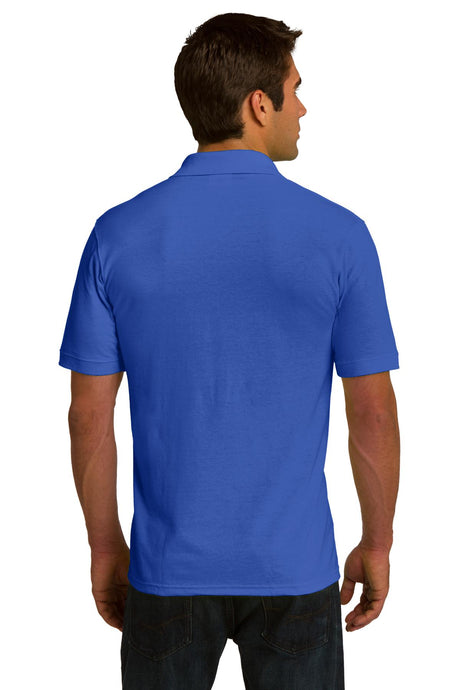 Port & Company Men's Ring Spun Pique Polo. KP150 Mens Apparel Shirts & Tops