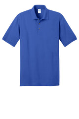 Port & Company Men's Ring Spun Pique Polo. KP150 Mens Apparel Shirts & Tops