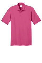 Port & Company Men's Ring Spun Pique Polo. KP150 Mens Apparel Shirts & Tops