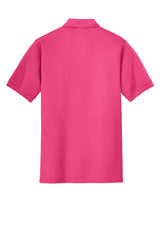 Port & Company Men's Ring Spun Pique Polo. KP150 Mens Apparel Shirts & Tops