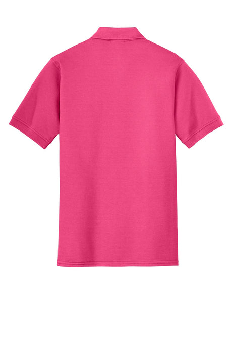 Port & Company Men's Ring Spun Pique Polo. KP150 Mens Apparel Shirts & Tops