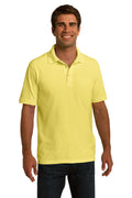 Port & Company Men's Ring Spun Pique Polo. KP150 Mens Apparel Shirts & Tops