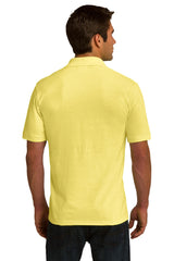 Port & Company Men's Ring Spun Pique Polo. KP150 Mens Apparel Shirts & Tops