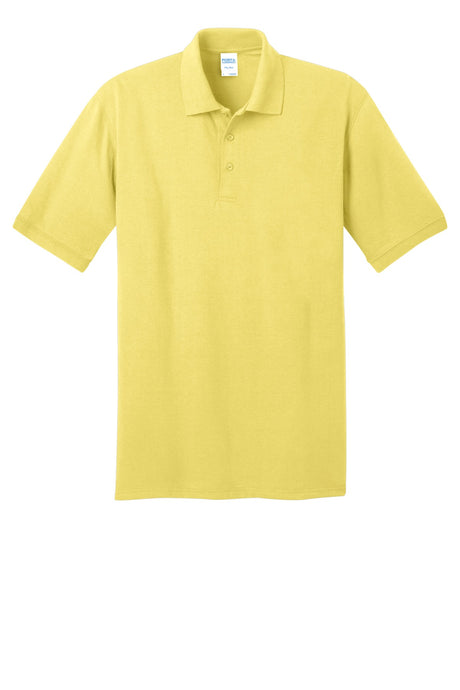 Port & Company Men's Ring Spun Pique Polo. KP150 Mens Apparel Shirts & Tops
