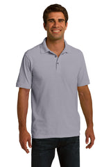 Port & Company Men's Ring Spun Pique Polo. KP150 Mens Apparel Shirts & Tops