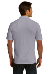 Port & Company Men's Ring Spun Pique Polo. KP150 Mens Apparel Shirts & Tops