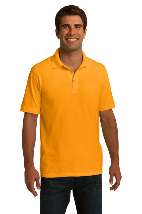 Port & Company Men's Ring Spun Pique Polo. KP150 Mens Apparel Shirts & Tops
