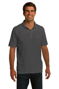 Port & Company Men's Ring Spun Pique Polo. KP150 Mens Apparel Shirts & Tops