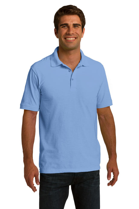 Port & Company Men's Ring Spun Pique Polo. KP150 Mens Apparel Shirts & Tops