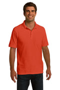 Port & Company Men's Ring Spun Pique Polo. KP150 Mens Apparel Shirts & Tops