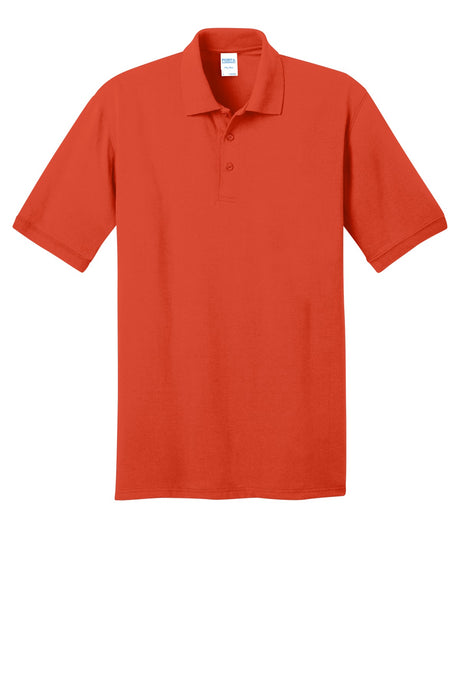 Port & Company Men's Ring Spun Pique Polo. KP150 Mens Apparel Shirts & Tops