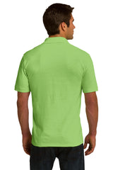Port & Company Men's Ring Spun Pique Polo. KP150 Mens Apparel Shirts & Tops