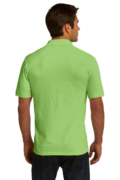 Port & Company Men's Ring Spun Pique Polo. KP150 Mens Apparel Shirts & Tops