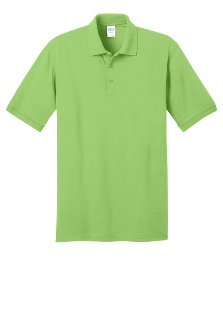 Port & Company Men's Ring Spun Pique Polo. KP150 Mens Apparel Shirts & Tops