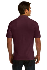 Port & Company Men's Ring Spun Pique Polo. KP150 Mens Apparel Shirts & Tops