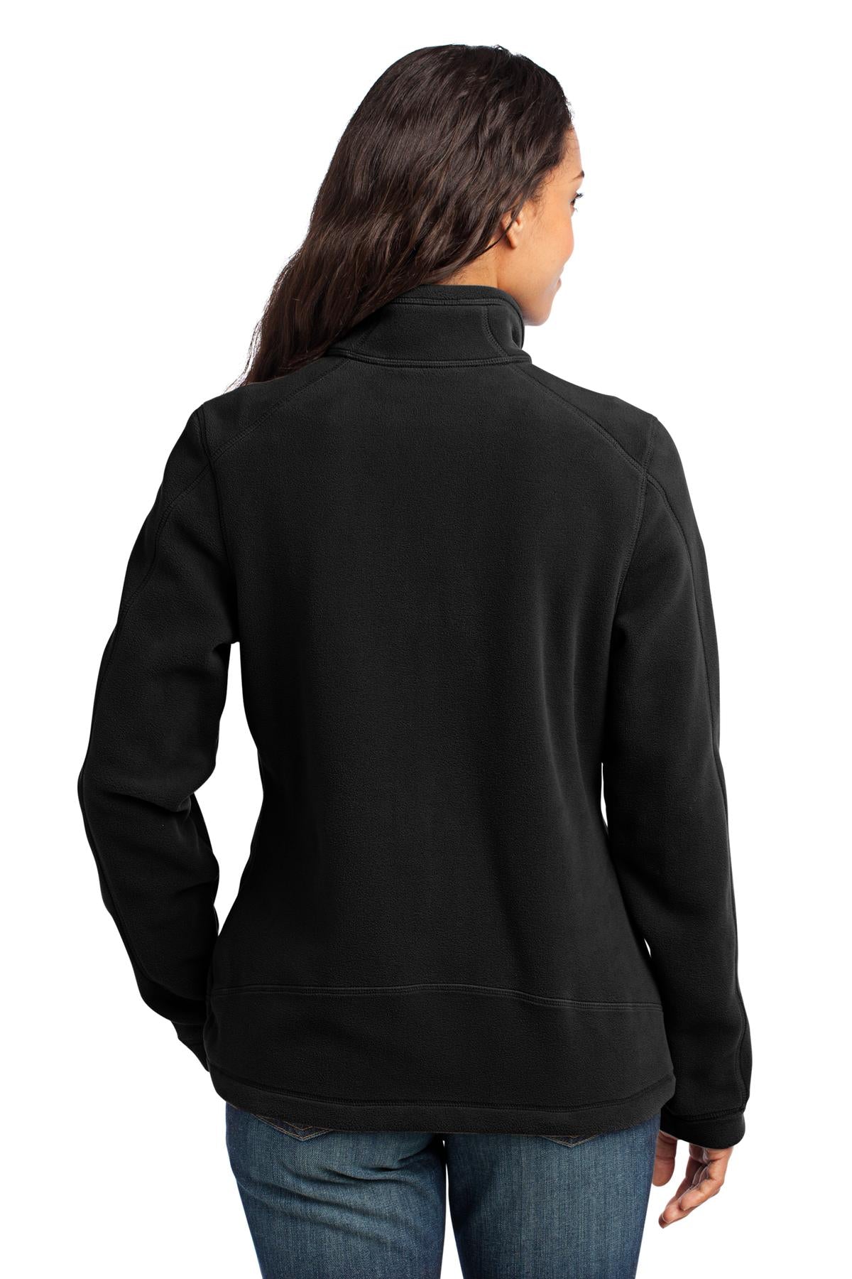 Eddie Bauer Ladies Wind-Resistant Full-Zip Fleece Jacket. EB231 Eddie Bauer