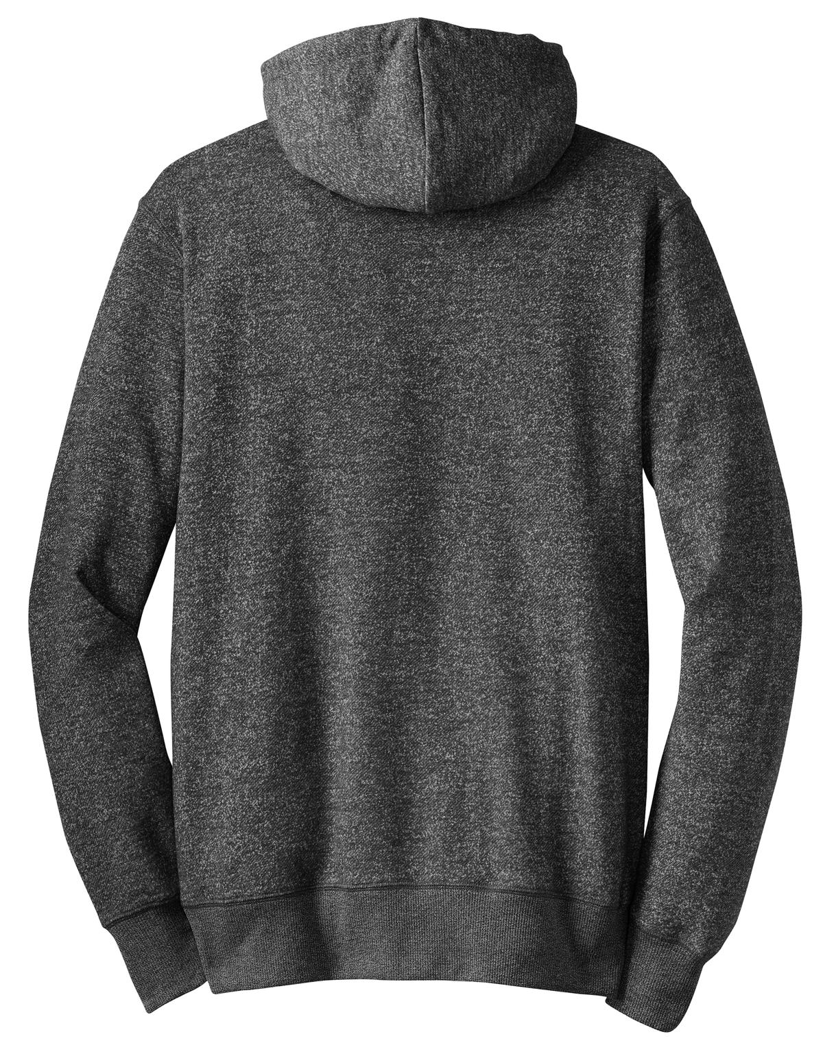 District Young Men's Marled Fleece Full-Zip Hoodie DT192 District