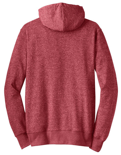District Young Men's Marled Fleece Full-Zip Hoodie DT192