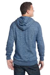 District Young Men's Marled Fleece Full-Zip Hoodie DT192 District