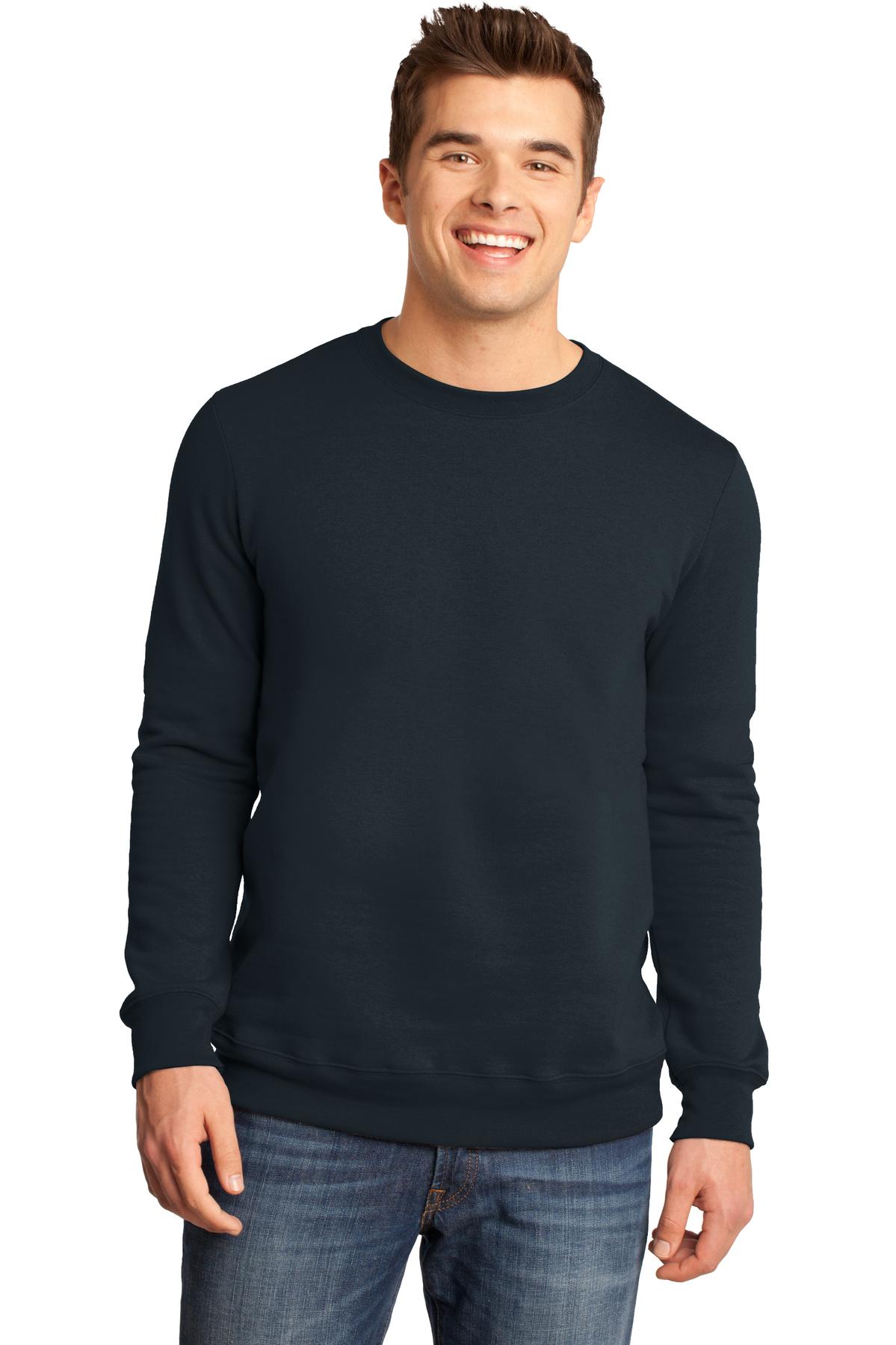 District Young Men's The Concert Fleece Crew. DT820 District