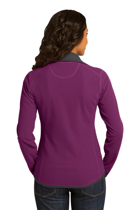 Eddie Bauer Ladies Full-Zip Vertical Fleece Jacket. EB223 Eddie Bauer