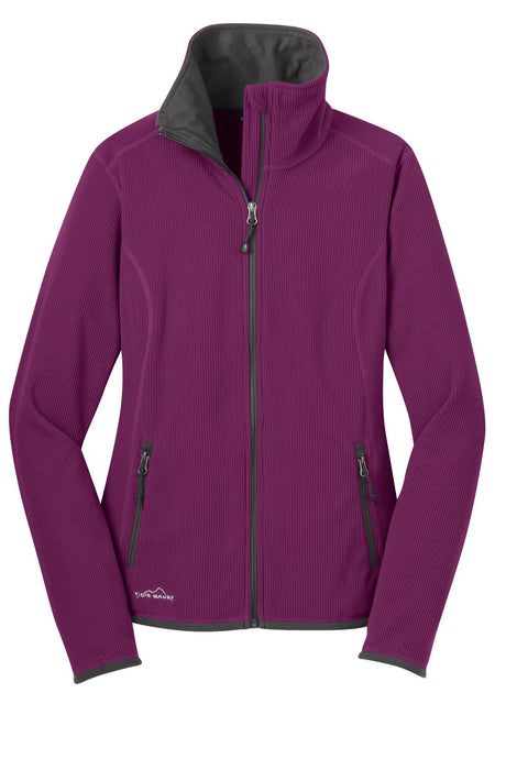 Eddie Bauer Ladies Full-Zip Vertical Fleece Jacket. EB223 Eddie Bauer