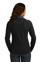Eddie Bauer Ladies Full-Zip Vertical Fleece Jacket. EB223 Eddie Bauer