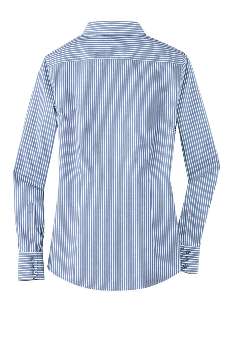 Red House Ladies Stripe Non-Iron Pinpoint Oxford. RH65 Red House