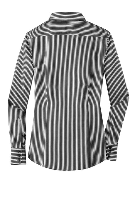 Red House Ladies Stripe Non-Iron Pinpoint Oxford. RH65 Red House