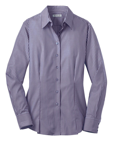 Red House Ladies Stripe Non-Iron Pinpoint Oxford. RH65 Red House