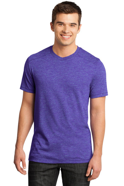 District Young Men's Gravel 50/50 Notch Crew Tee. DT1400