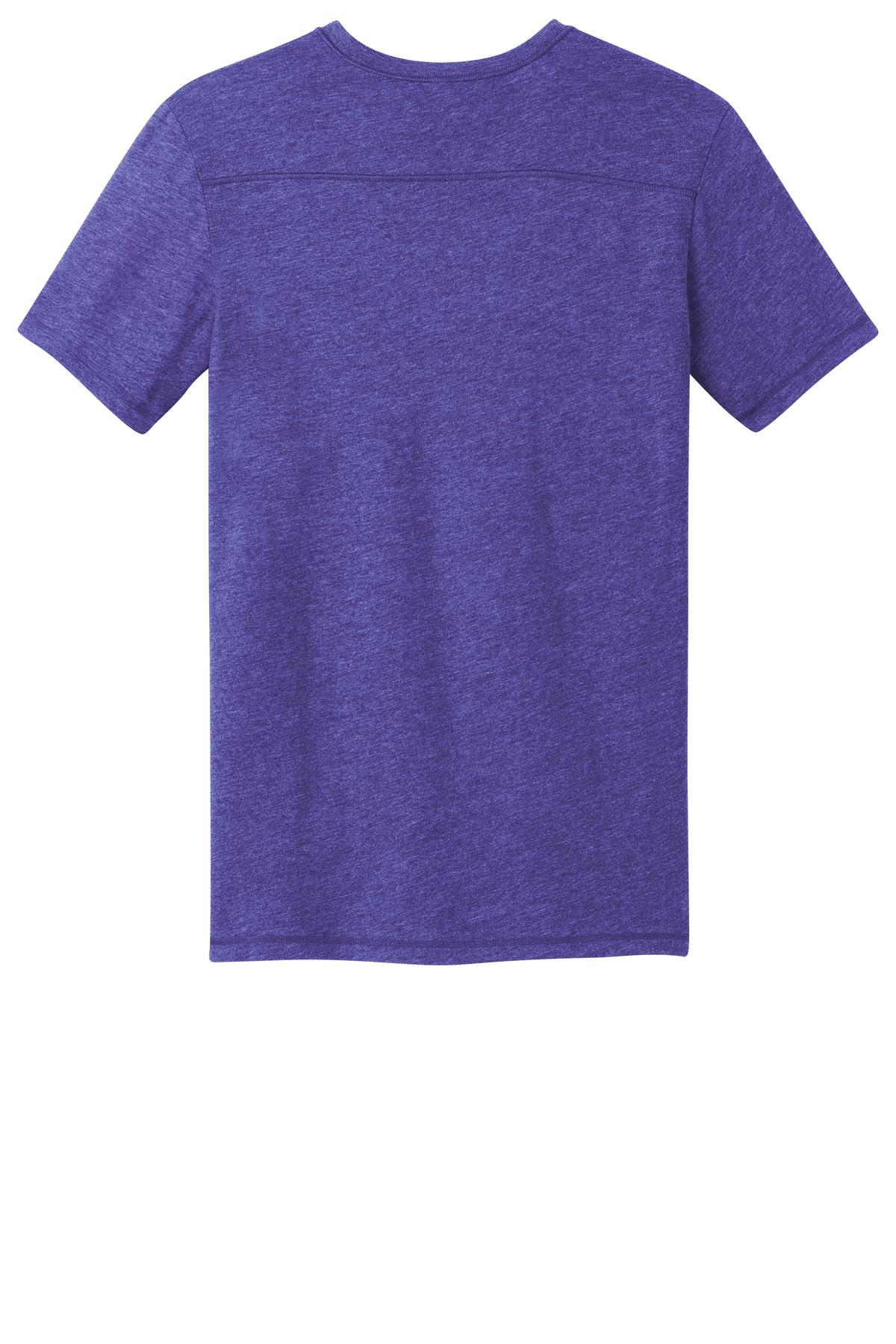 District Young Men's Gravel 50/50 Notch Crew Tee. DT1400 District